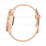 Смарт-годинник Garmin Vivoactive 6 Metallic Pink Dawn з Pink Dawn рожевим силіконовим ремінцем