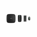 Комплект охоронної сигналізації Ajax StarterKit 2, hub2, motionprotect, doorprotect, spacecontrol, jeweller, бездротовий, чорний