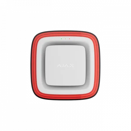 Датчик пожежний світлозвуковий Ajax EN54 FireProtect VAD Sounder white, Jeweller, EN54, бездротовий, білий