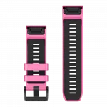 Ремінець QuickFit 26 мм, Pink Aurora рожевий силіконовий (комплект з трьох частин)