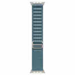 Apple Watch Ultra 3 GPS + LTE, 49mm Natural Titanium Case with Light Blue Alpine Loop - Small