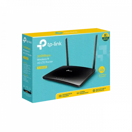 Маршрутизатор TP-LINK TL-MR6400 N300, 4G/LTE, 3xFE LAN, 1xFE WAN