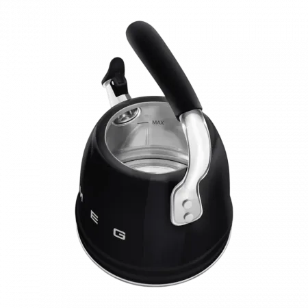 Чайник зі свистком Smeg (Black)