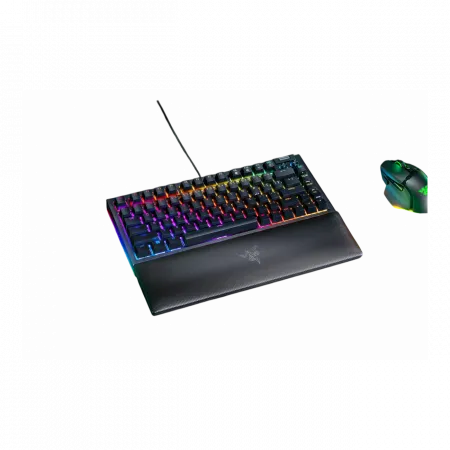 Клавіатура Razer BlackWidow V4 75% RGB 83key Mechanical Tactile Switch GEN-3, USB-A, EN, чорний