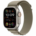 б/у Apple Watch Ultra 2 GPS + LTE 49mm Titanium Case with Olive Alpine Loop - Small