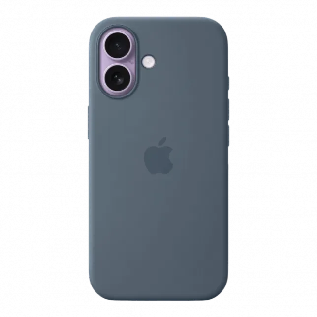 Чохол Apple Silicone Case with Magsafe для iPhone 17 (Anchor Blue)