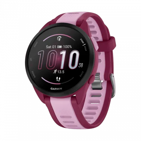 Смарт-годинник Garmin Forerunner 165 Music Berry/Lilac червоно-рожевий