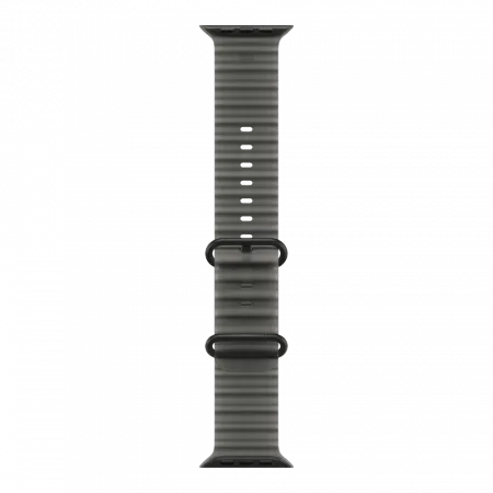 Apple Watch Ultra 4 GPS + LTE 49mm Black Titanium Case with Translucent Black Ocean Band (MJAY4)