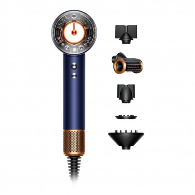 Фен для волосся Dyson Supersonic HD16 Nural Straight+Wavy (Prussian Blue/Rich Copper)