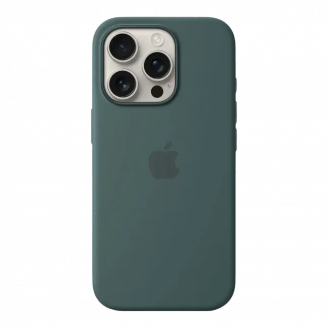 Чохол Apple Silicone Case with Magsafe для iPhone 16 Pro Max (Lake Green)