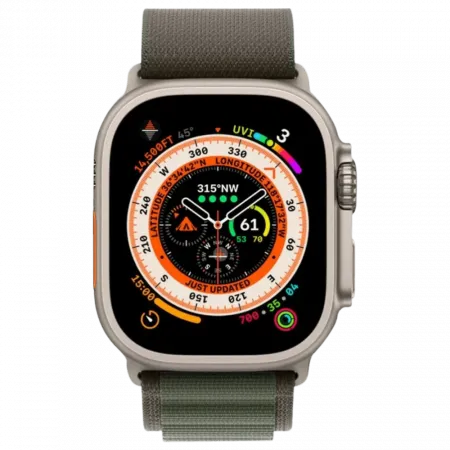 б/у Apple Watch Ultra GPS + LTE 49mm Titanium Case with Green Alpine Loop Medium