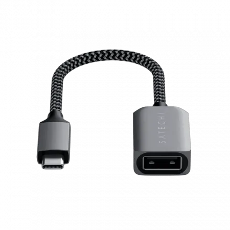 Перехідник Satechi USB-C to USB 3.0 Adapter Cable Space Gray