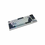 Клавіатура механічна MSI FORGE GK600 TKL W SKY UA 104key, mechanical Linear, USB-A, Wireless, Bluetooth, EN/UKR/RU, RGB, білий