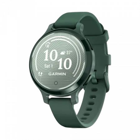 Смарт-годинник Garmin Lily 2 Active Jasper Green з Jasper Green зеленим силіконовим ремінцем