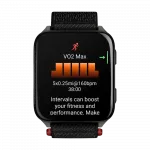 Смарт-годинник Garmin Venu X1 Black з титановим Slate корпусом та чорним нейлоновим ремінцем ComfortFit