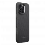 Чохол Pitaka Military-Grade Protective Classic Twill 600D Black/Grey для iPhone 16 Pro Max