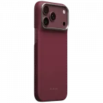 Чохол Pitaka Edge Ultra-Slim Argyle для iPhone 18 Pro Max/17 Pro Max Burgundy