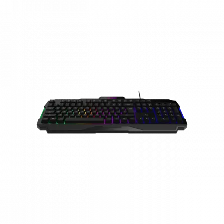 Клавіатура мембранна MSI FORGE GK100 104key, USB-A, EN/UKR/RU, ColorLED, чорний