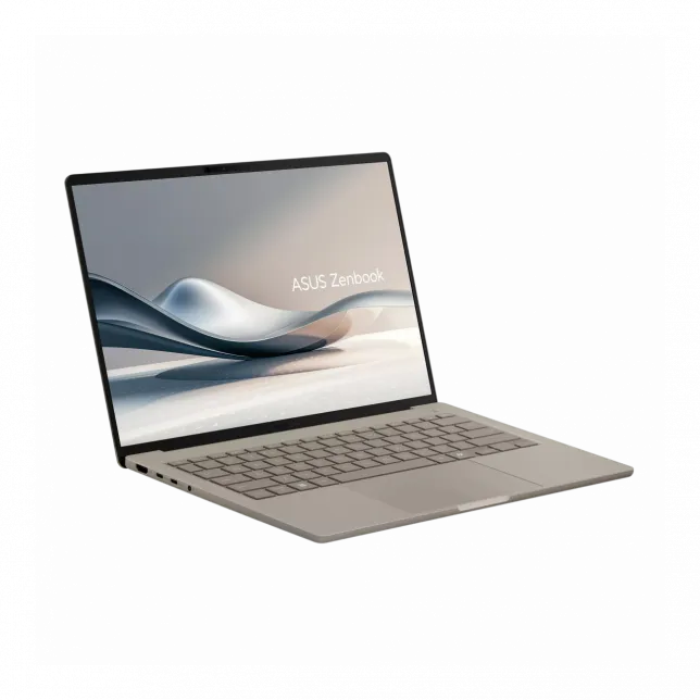 Ноутбук ASUS Zenbook A14 UX3407NA-QD023W 14" WUXGA OLED, Qualcomm X2 Elite Extreme, 32GB, F1TB, UMA, Win11, Бежевий