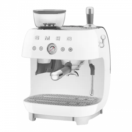 Кавомашина еспресо з кавомолкою Smeg (White)