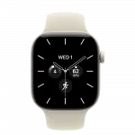Apple Watch Series 12 GPS + LTE 42mm Pearl White Ceramic Case with Sand Sport Band - S/M (MJGW4)