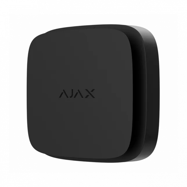 Датчик диму, температури та чадного газу Ajax, FireProtect 2 SB Heat Smoke CO Jeweler, незмінна батарея, бездротовий, чорний
