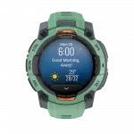 Смарт-годинник Garmin Instinct 3 45 мм, AMOLED Neotropic зелений з Neotropic зеленим силіконовим ремінцем