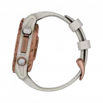Смарт-годинник Garmin Descent Mk3i 43 мм Bronze PVD Titanium з French Grey сірим силіконовим ремінцем
