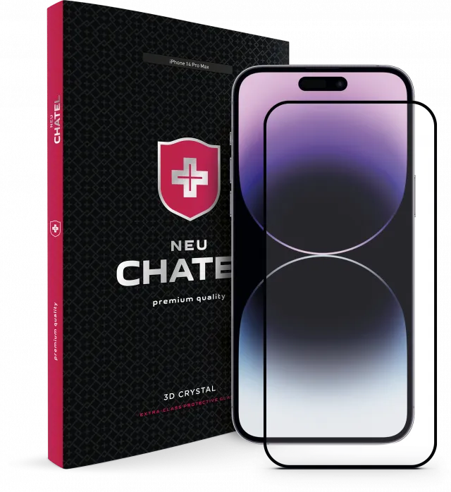 Захисне скло NEU Chatel Corning Gorilla Glass with Mesh для iPhone 14 Pro Max