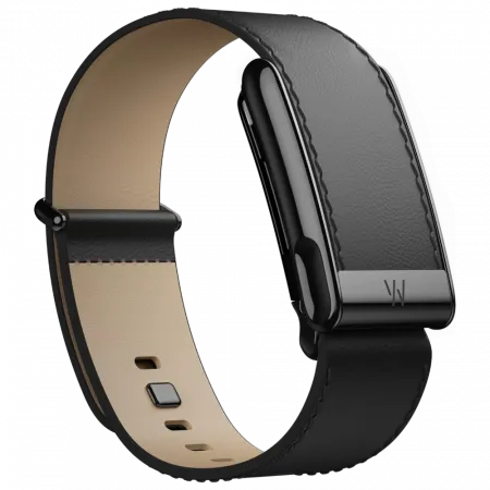 Ремінець Whoop LeatherLuxe Straight Band для Whoop MG Black/Cream with Black (L/XL)