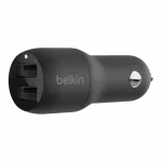 Автомобільний зарядний пристрій Belkin Car Charger 24W Dual USB-A Black