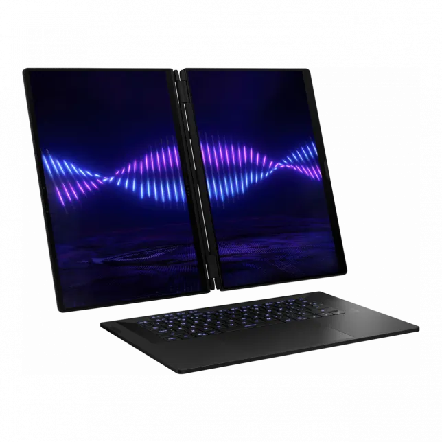 Ноутбук ASUS ROG Zephyrus Duo 16 GX651AX-SR100X 16" 3K Touch OLED, Intel Ultra 9 386H, 64GB, F2TB, NVD5090-24, noOS, Сірий