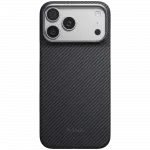 Чохол Pitaka Edge Ultra-Slim Twill Black/Grey для iPhone 18 Pro Max/17 Pro Max