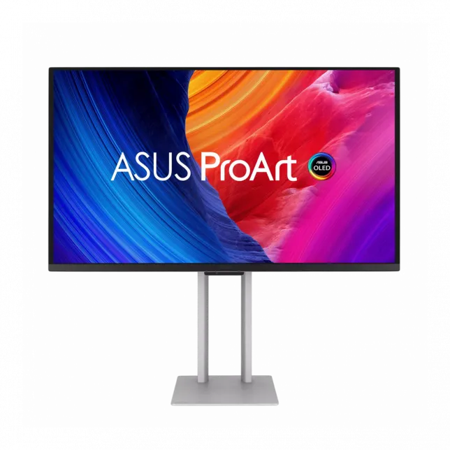 Монітор Asus 26.5" ProArt OLED PA27UCDMR HDMI, DP, UCB-C, 2xThunderbolt, USB, MM, QD-OLED, 3840x2160, 240Hz, 0.1ms, DCI-P3 99%, AdaptiveSync, Pivot, HDR400