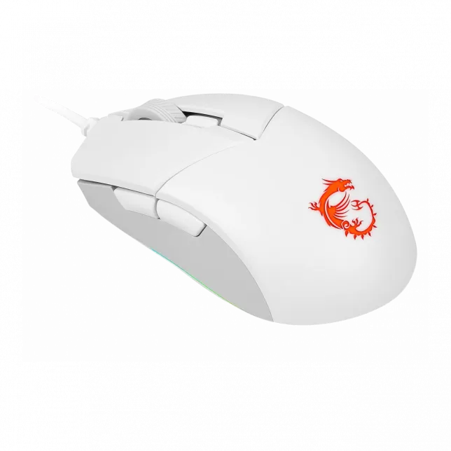 Комплект клавіатура та миша MSI Vigor GK30 COMBO WHITE UA USB, EN/UKR/RU, RGB, білий