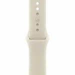 Apple Watch Series 12 GPS + LTE 46mm Pearl White Ceramic Case with Sand Sport Band - M/L (MJH24)