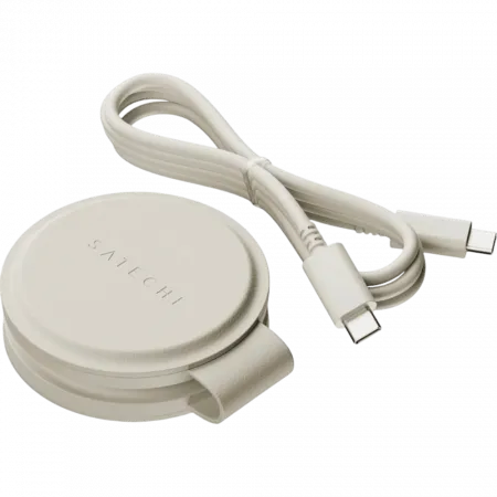 Зарядний пристрій бездротовий Satechi OntheGo 2-in-1 Wireless Charger Sand