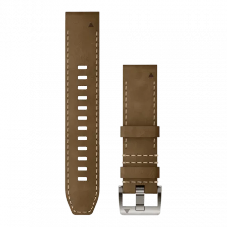 Ремінець QuickFit 22мм, Tundra/Black коричневий гібридний шкіряний/каучуковий