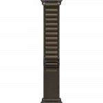 Apple Watch Ultra 4 GPS + LTE 49mm Black Titanium Case with Dark Olive Alpine Loop - Large (MJCT4+MKDY4)