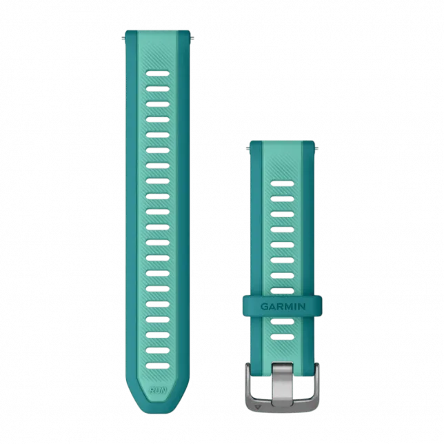 Ремінець Quick Release 20 мм, Turquoise/Aqua зелений силіконовий