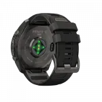 Смарт-годинник Garmin Fenix 9 Pro 51мм, Carbon Gray DLC Titanium з Black/Pebble Grey чорним/темно-сірим силіконовим ремінцем