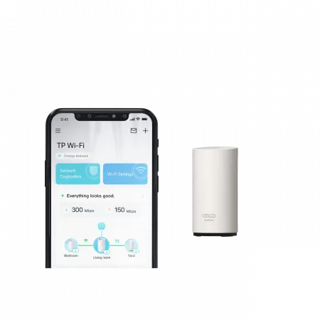 Система WiFi-Mesh TP-LINK Deco BE25 BE5000, 2x2.5GE LANWAN,  1мод, зовнішня
