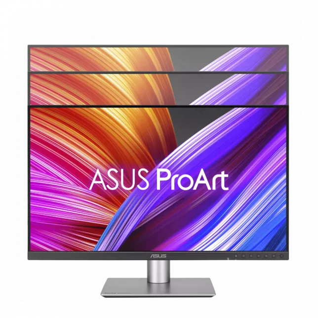 Монітор Asus 23.8" ProArt PA24ACRV HDMI, 2xDP, USB-C, 3xUSB, MM, IPS, 2560x1440, 75Hz, DCI-P3 95%, AdaptiveSync, Pivot, HDR400