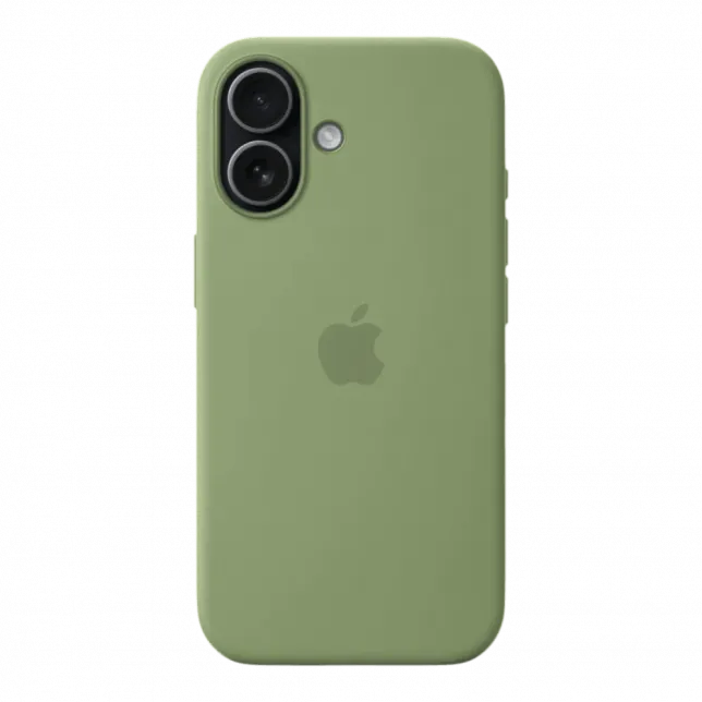 Чохол Apple Silicone Case with Magsafe для iPhone 17 (Light Moss)