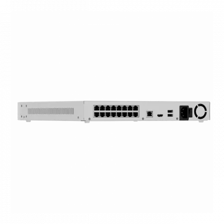 Мережевий відеореєстратор Ajax NVR H2D16PAC 16 white, HDMI 4K, 2 HDD, 16 PoE, 16 каналів, білий, 140917.122.WH1