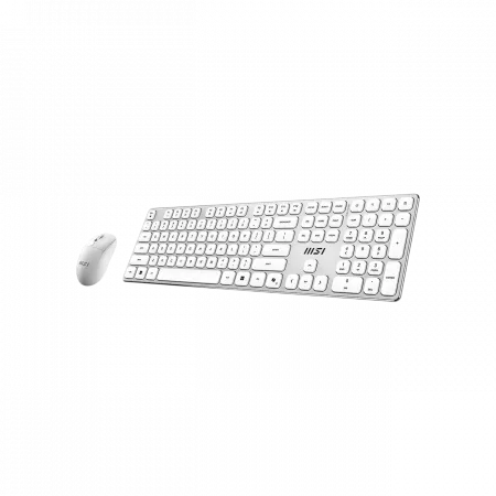 Комплект клавіатура та миша MSI FORGE K210 W COMBO WHITE UA, Wireless