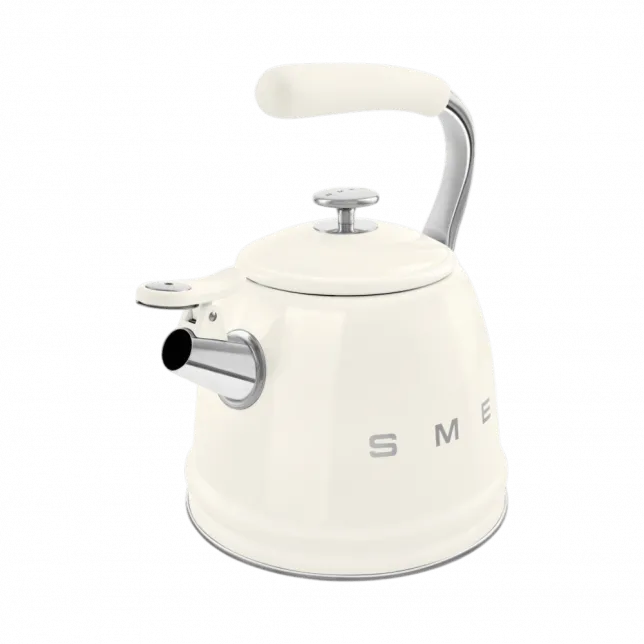 Чайник зі свистком Smeg (Cream)