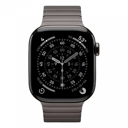 Apple Watch Series 11 GPS, 42mm Slate Titanium Case with Slate Link Bracelet