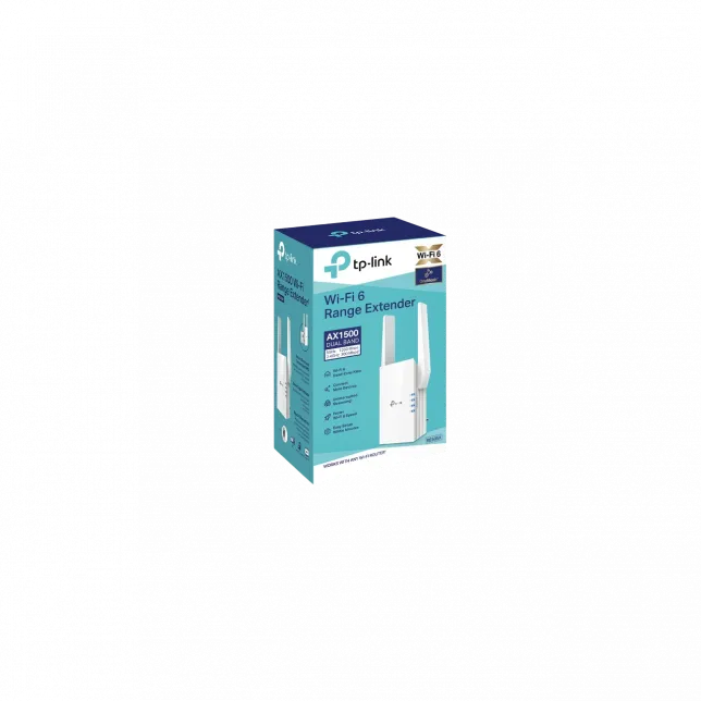 Розширювач покриття WiFi TP-LINK RE505X AX1500, 1хGE LAN, MESH