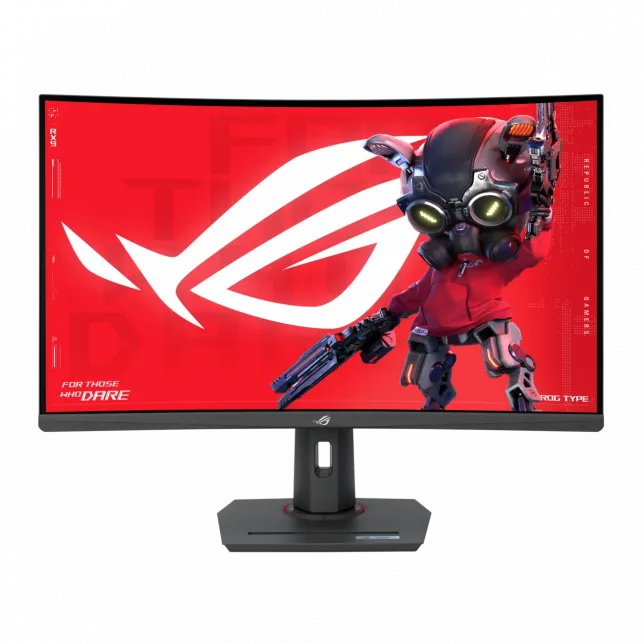 Монітор Asus 31.5" ROG Strix XG32WCS HDMI, DP, USB-C, Audio, VA, 2560x1440, 180Hz, 1ms, sRGB 125%, CURVED, FreeSync, HAS, HDR400